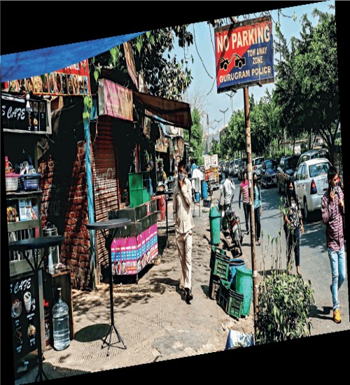 When footpath space 'is sold' & there is no shortage of customers