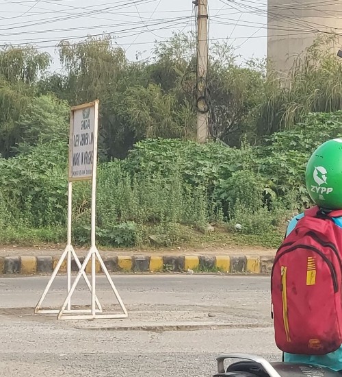 GMDA at work near Good earth city centre from last 6 months