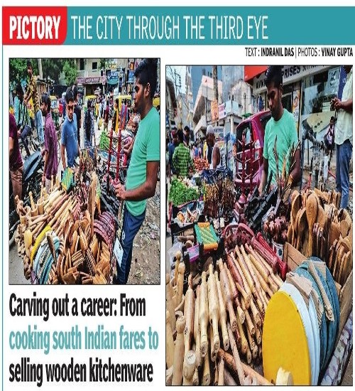 Pictory - Carving out a career: From cooking south Indian fares to selling wooden kitchenware