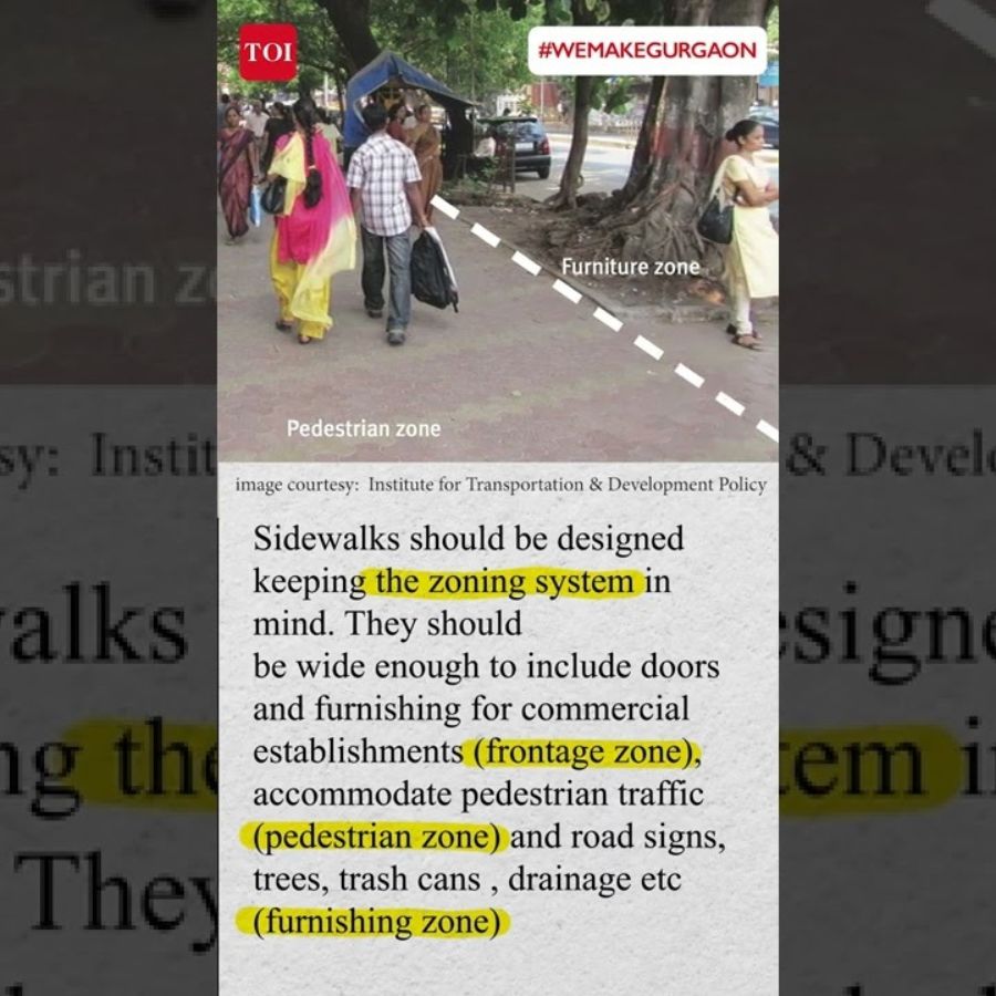 Footpaths in Gurgaon: A Solution #WeMakeGurgaon